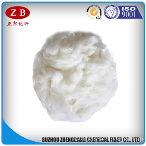 colored semi virgin polyester staple fiber for faux fur